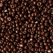 Seed beads 11/0 (2mm) Coffee brown